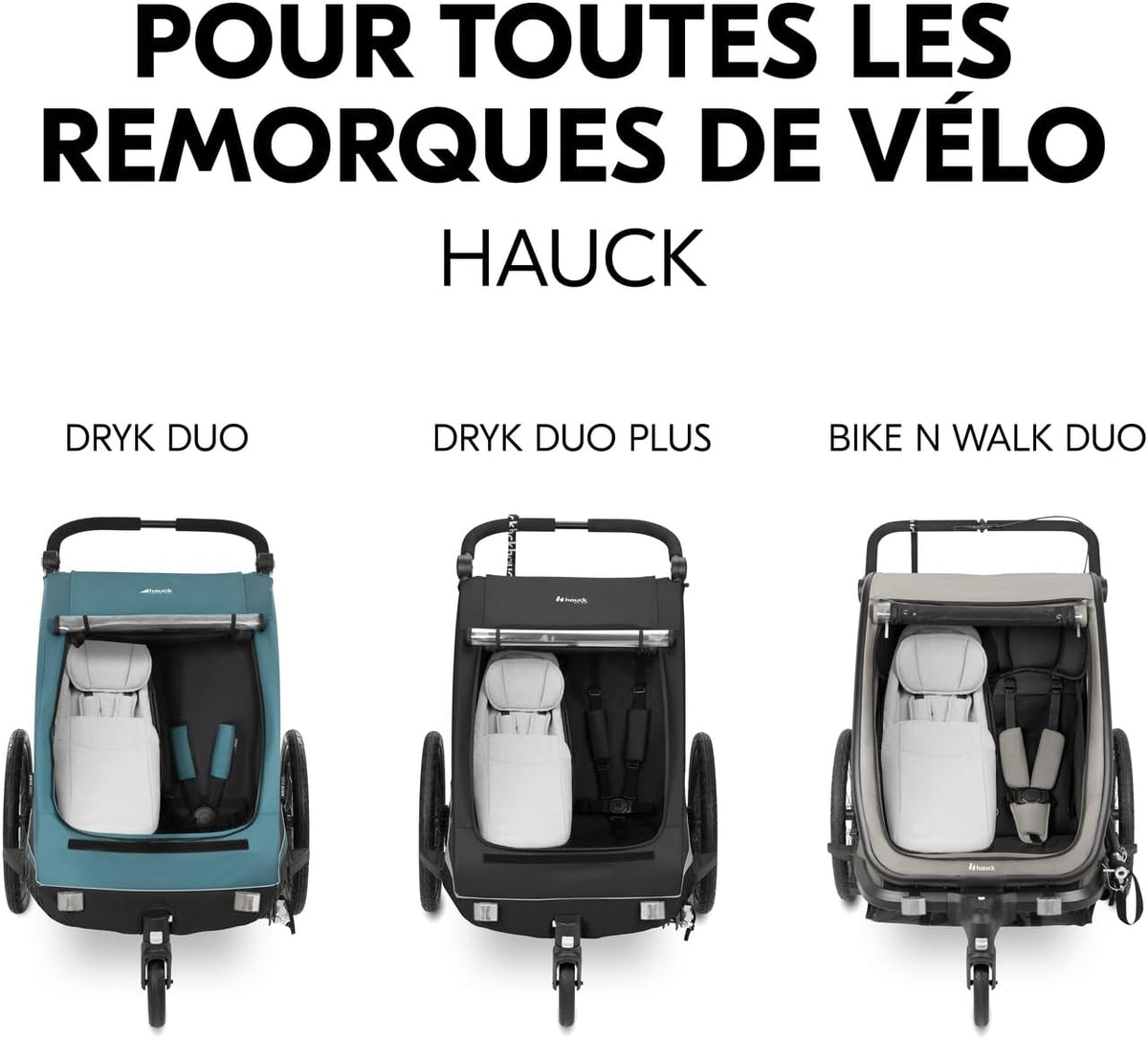 HAUCK Baby Lounger 2 reductor para portabebés de remolque de bicicleta