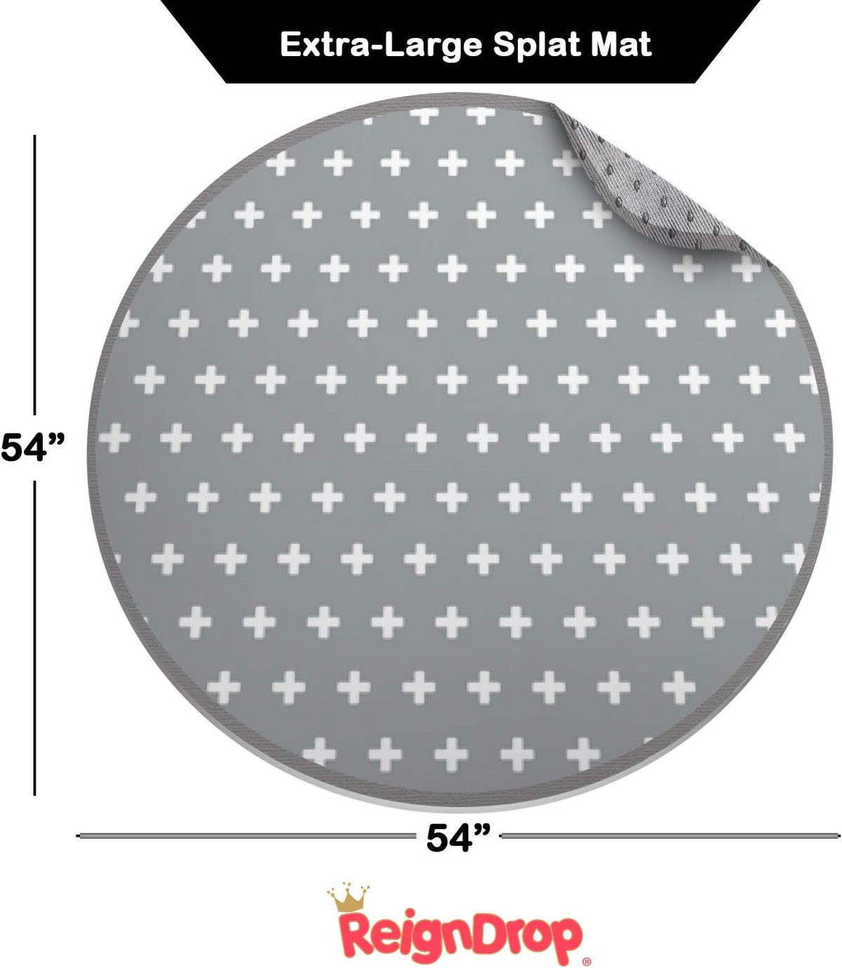 REIGNDROP alfombra lámina protectora BASE 136x136 3 capas