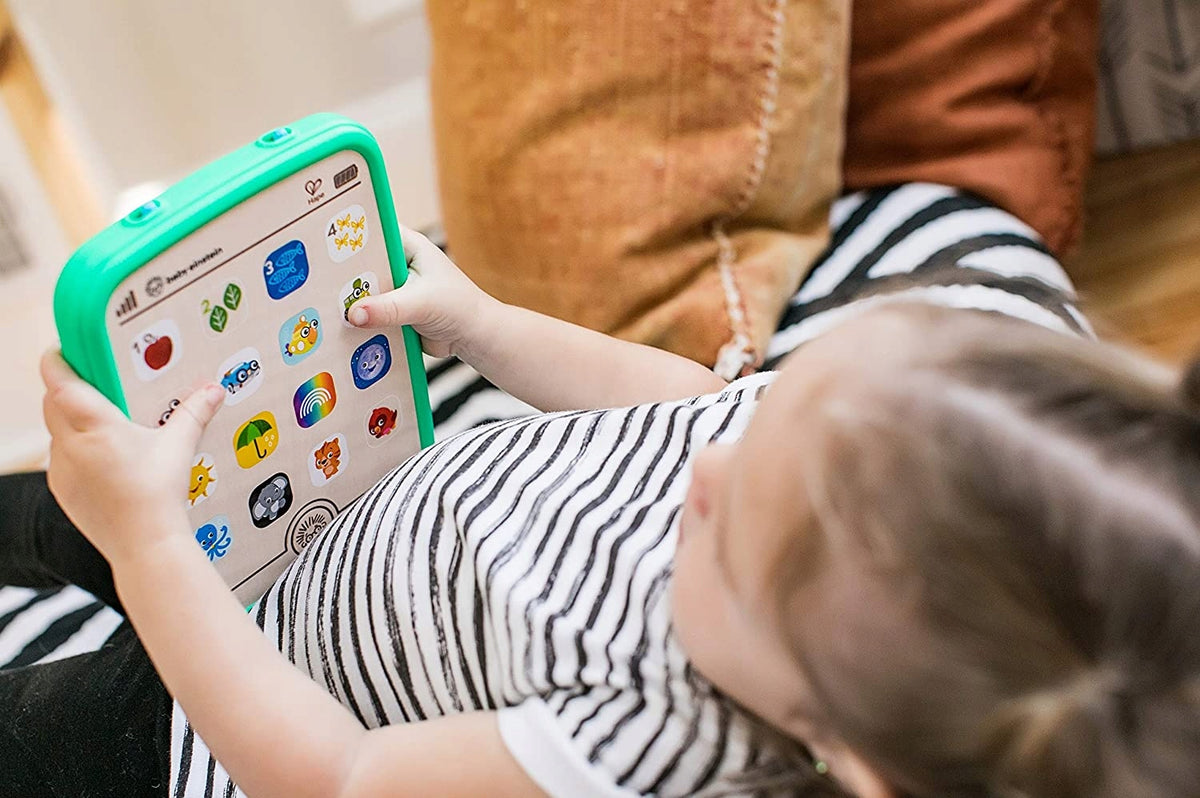HAPE BABY EINSTEIN tablet 150 melodii, dźwięków i słów w 3 językach - edukacyjny tablet dla dziecka