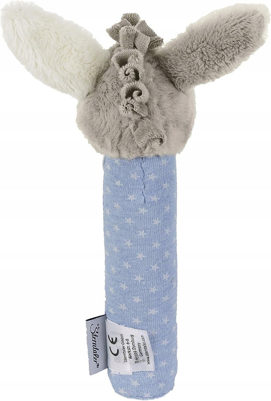 STERNTALER Osiołek Emmi zabawka z piszczałką 18 cm "N. szaro-niebieski osiołek dla niemowląt 0+