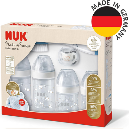 NUK set de biberones y accesorios Perfect Start Nature Sense 0-18 meses