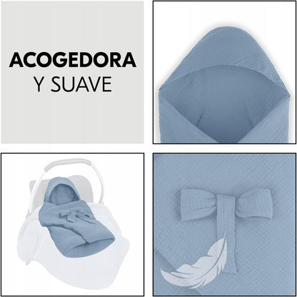 HAUCK SNUGGLE SO COSY manta para silla de coche 75x75 para cochecito
