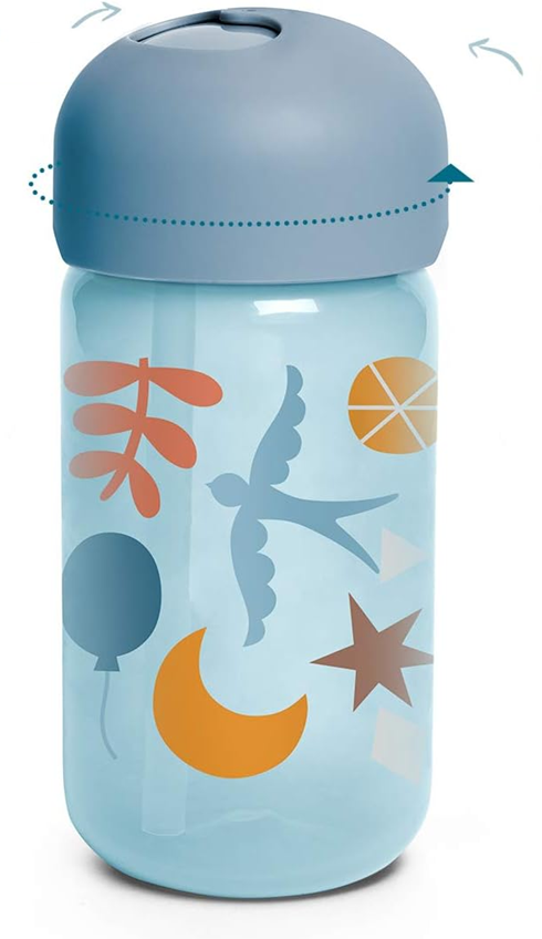 SUAVINEX Vaso entrenador antiderrame con pajita 340 ml 18 m+
