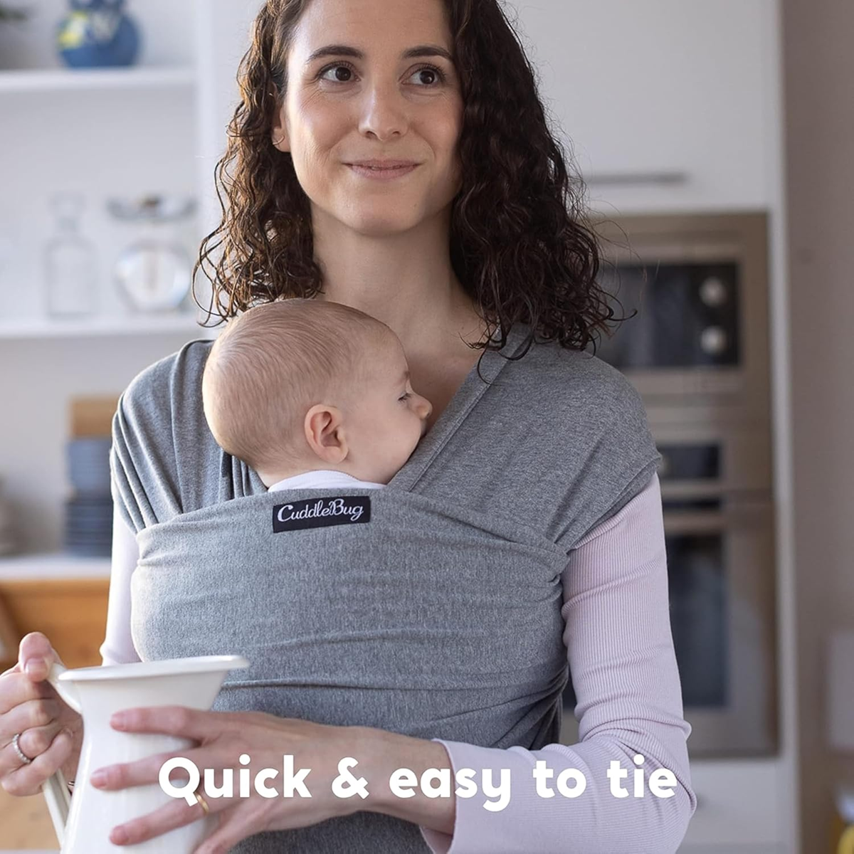 CUDDLEbug fular portabebés elástico para porteo