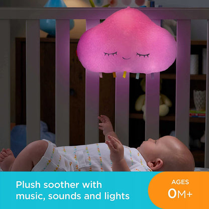 FISHER PRICE senna chmurka usypiacz lampka z muzyką, światłem i kojącymi dźwiękami dla niemowląt 0+