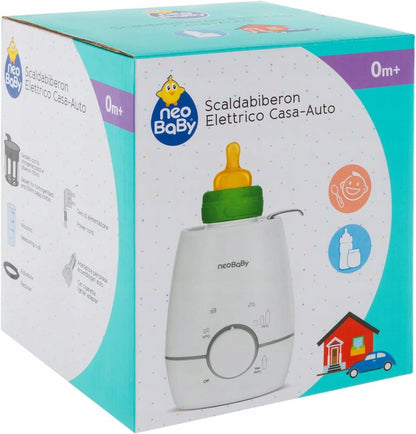 NEO BABY calientabiberones AUTO-HOGAR eléctrico para biberones de viaje