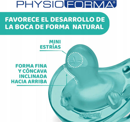 CHICCO PhysioForma chupete x4 16-36m para bebés