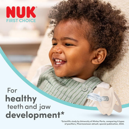 NUK First Choice Perfect Start zestaw butelek 0-6m 8 elementów, smoczek dla zdrowych zębów i rozwoju szczęki