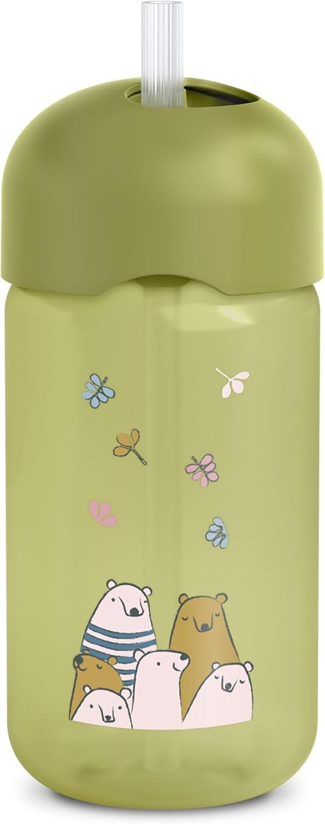 SUAVINEX Vaso entrenador antiderrame con pajita 340 ml 18 m+