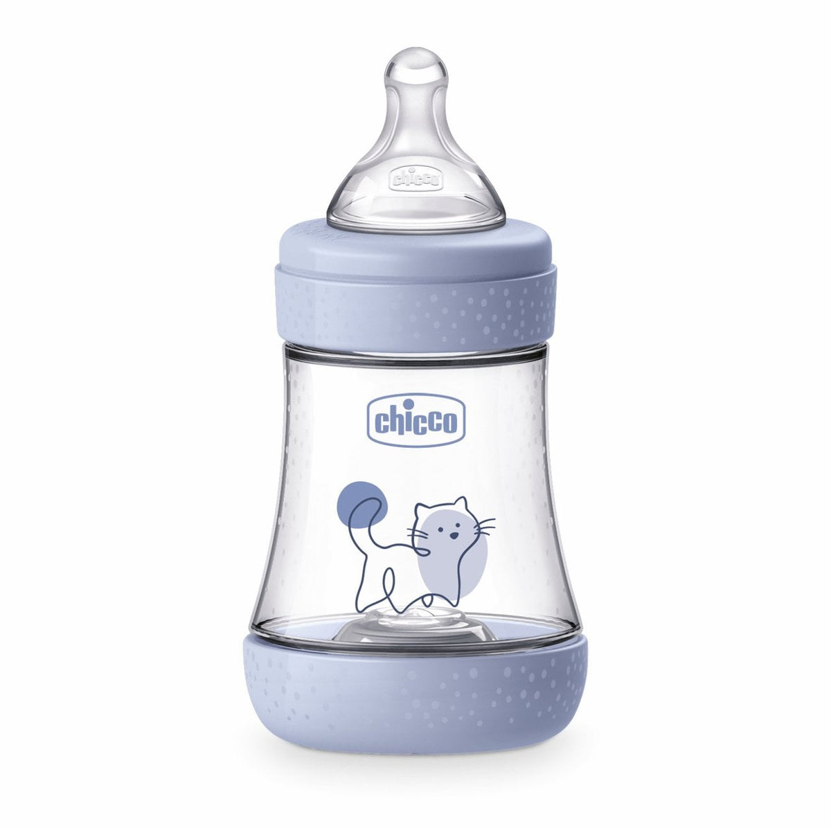 Biberón Chicco Perfect5 150 ml flujo lento azul 0m