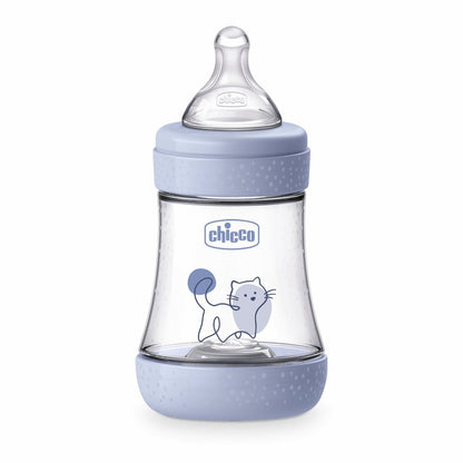 Biberón Chicco Perfect5 150 ml flujo lento azul 0m