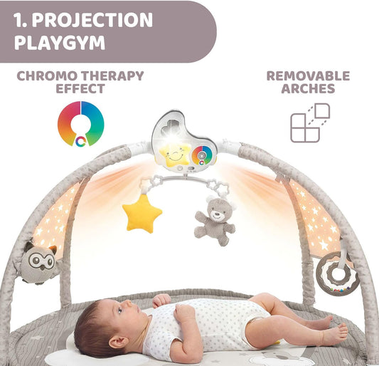 CHICCO Enjoy Colors Gimnasio educativo 3 en 1 + proyector