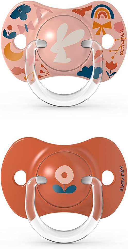 SUAVINEX chupete calmante SX PRO x2 de silicona 18m+