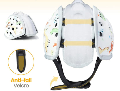 ORZBOW protective helmet for learning to walk 40-48 cm DINO + knee pads
