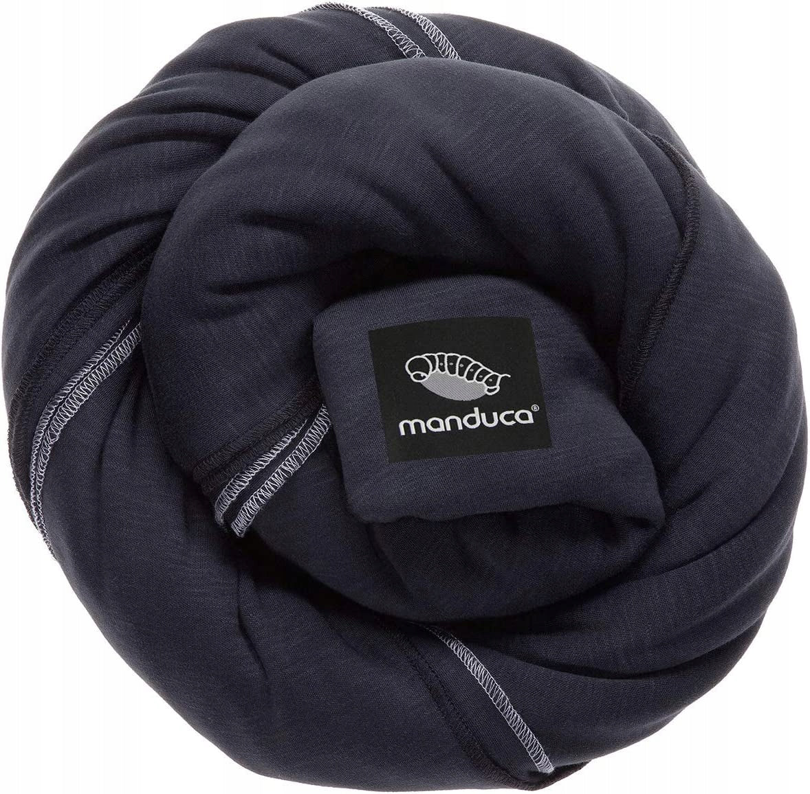 MANDUCA SLING chusta do noszenia dziecka czarna, 100% bawełna ekologiczna, od 0m+, do 15 kg