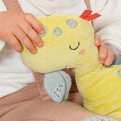 FEHN peluche de pana con luz nocturna DINO 20 x 23 cm