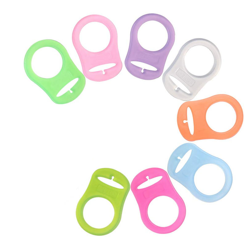 asas de silicona para cadenas de chupete 8 unidades