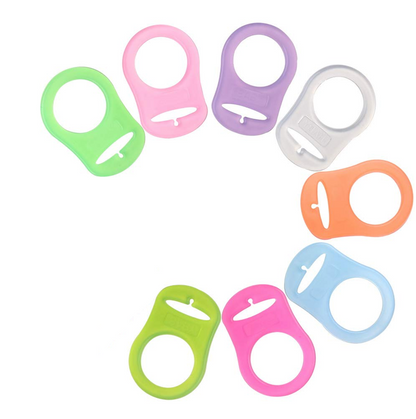 asas de silicona para cadenas de chupete 8 unidades
