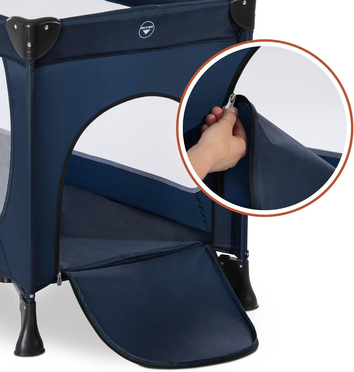 Cuna de viaje Hauck Dream N Play Plus 120x60, hasta 15 kg
