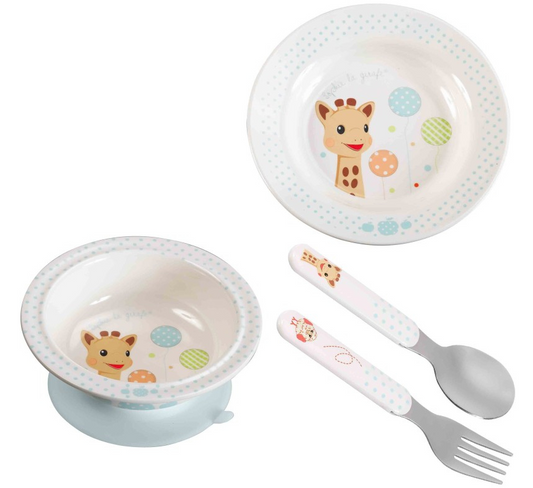 JIRAFA SOPHIE set de vajilla 4 piezas