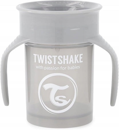 TWISTSHAKE vaso antiderrames 360 grados 230 ml 6 m+