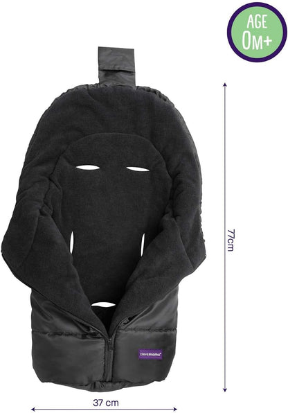 CLEVAMAMA saco de dormir para silla de coche invierno 0+ para bebés