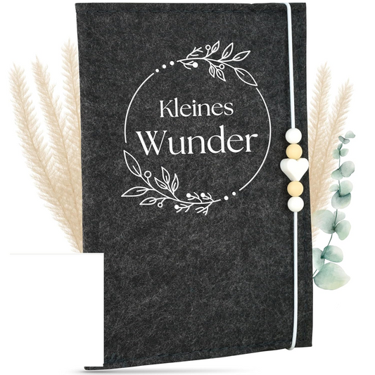 MAHEWA Kleine Wunder funda para tarjeta de embarazo 13,8 x 19 cm