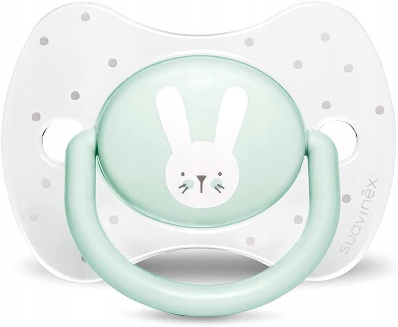 SUAVINEX Welcome Baby zestaw startowy PREMIUM smoczek fizjologiczny 0-6m z klipsem