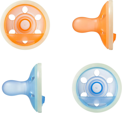 TOMMEE TIPPEE Chupete calmante Breast Like x4 6-18 meses BRILLA