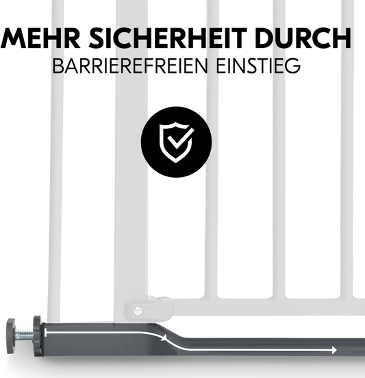 HAUCK Clear Step barrera de seguridad para escaleras instalación sin taladros 75-80 + 9 cm