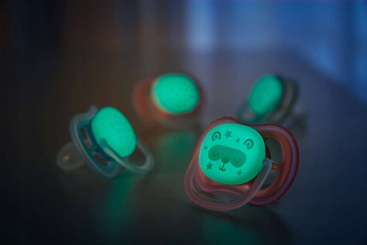 PHILIPS AVENT Chupetes Ultra Air Night x 2 0-6m Brillan en la oscuridad