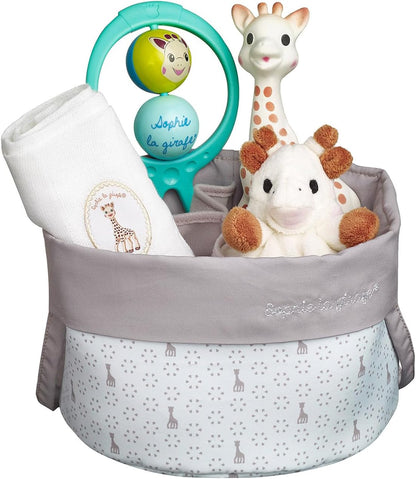 Set Jirafa Sophie para bebés cesta de regalo