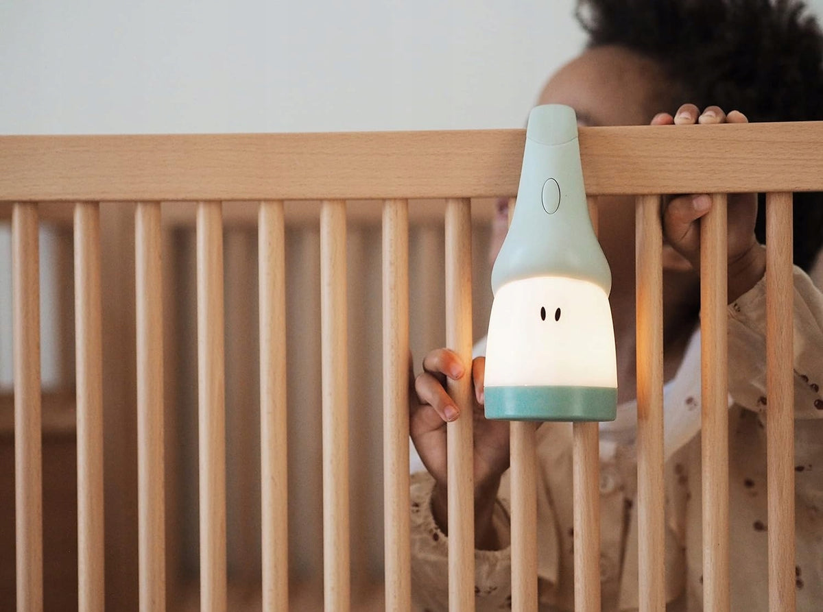 BEABA Pixie 2 en 1 linterna portátil lámpara nocturna LED para bebés