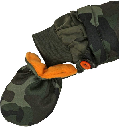 JIAMY mono de invierno con capucha 12-18 meses + guantes y botines para bebés