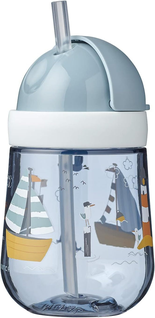 MEPAL Straw Cup vaso antiderramable con pajita 9 m+ 300 ml MAR