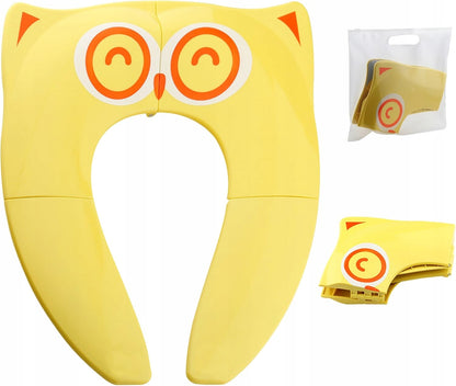 GIMARS nakładka na sedes SKŁADANA żółta składana deska sedesowa podróżna higieniczna do toalety