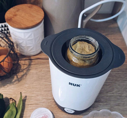 NUK Thermo Express Plus podgrzewacz do butelek do szybkiego podgrzewania słoiczków z jedzeniem dla dzieci