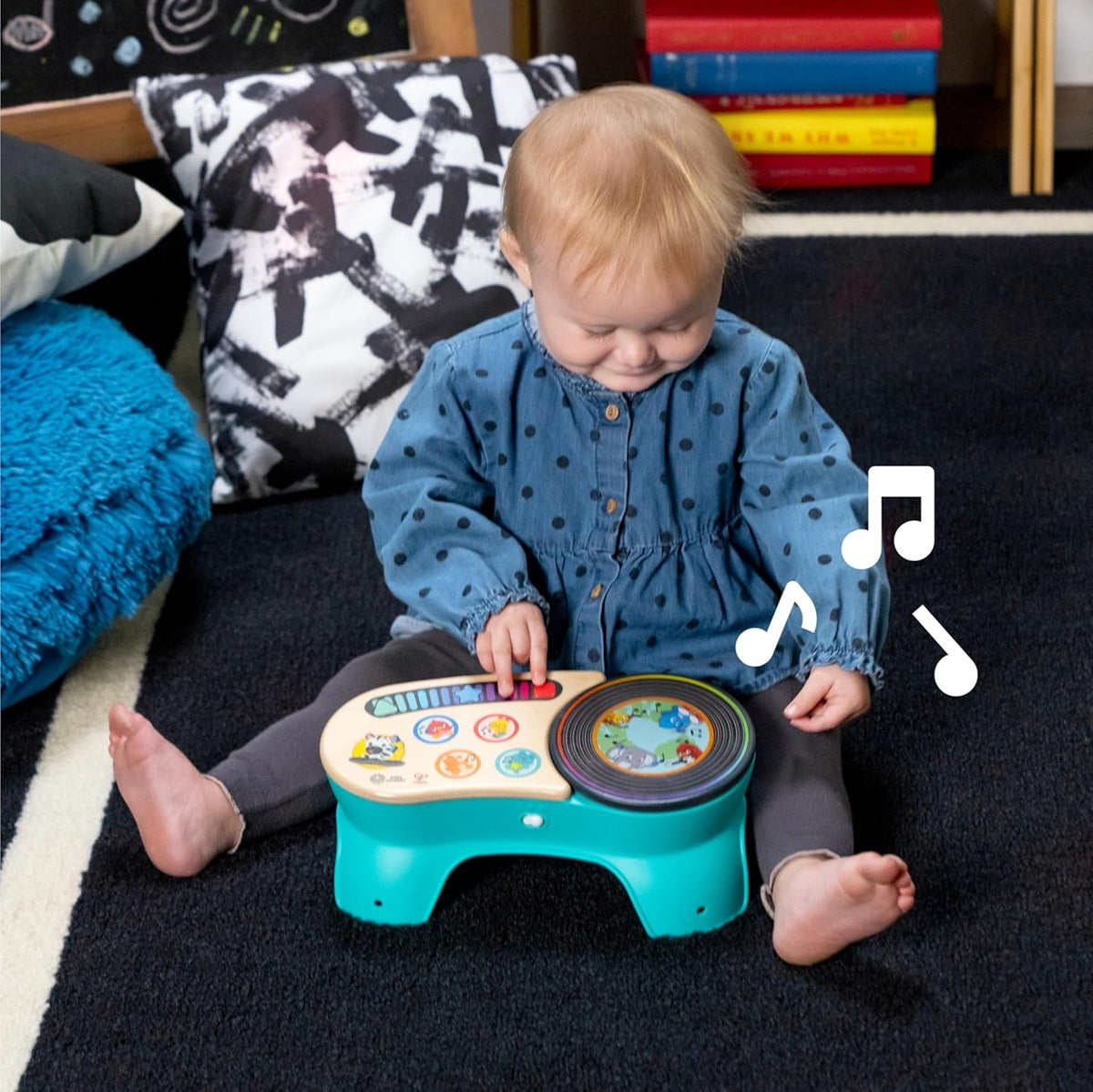 Baby Einstein DJ Discovery consola táctil de madera con 50 melodías y sonidos