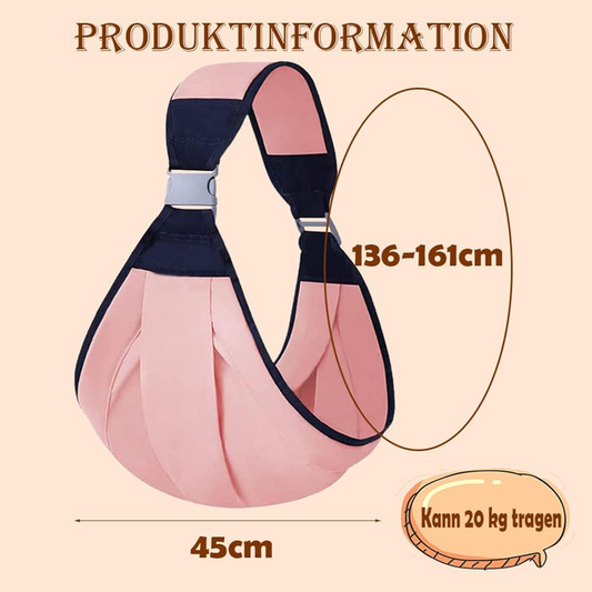 GUBBY GUPS portabebés fular hasta 15 kg
