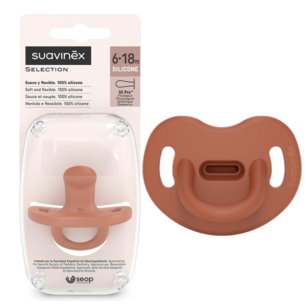 SUAVINEX chupete SELECTION SX PRO de silicona 6-18m