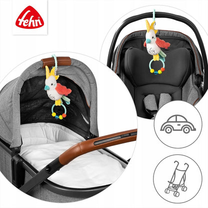 FEHN Dobabydoo juguete sensorial colgante para cochecito LORO