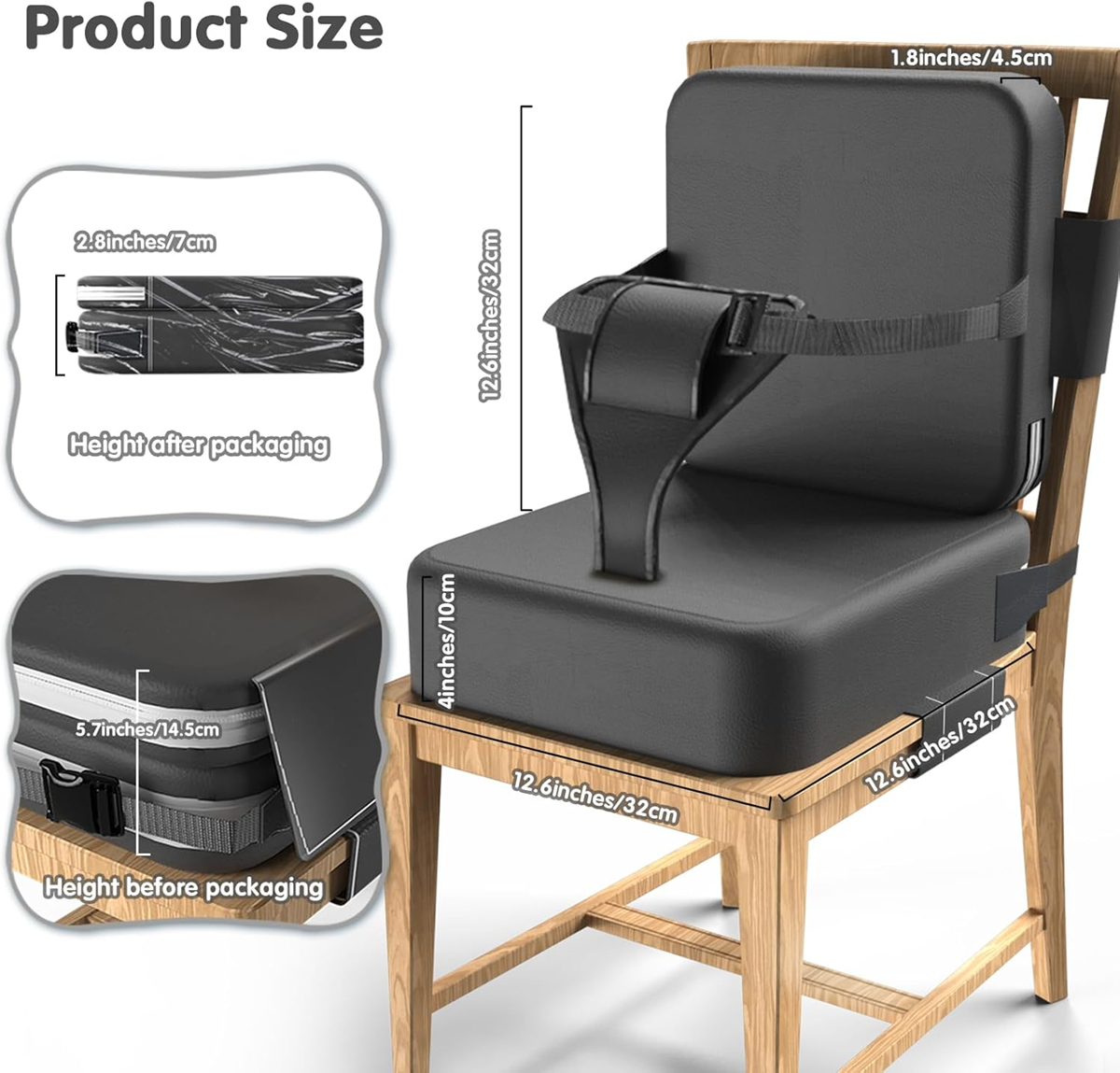 Elevador de asiento para silla para niños ZICAC