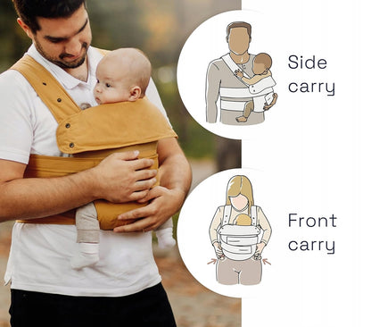 MARSUPI 2.0 portabebés ergonómico S/M 3,5 - 15 kg para bebés