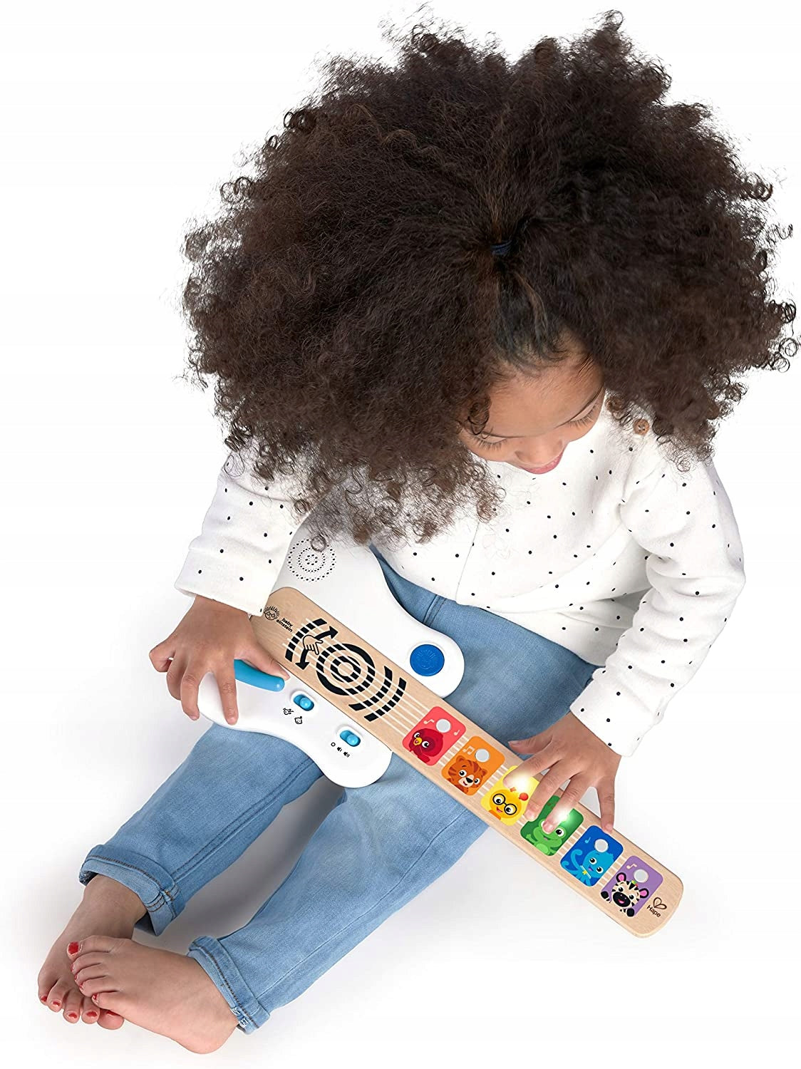 BABY EINSTEIN Hape Magic Touch guitarra eléctrica táctil 41,6 cm