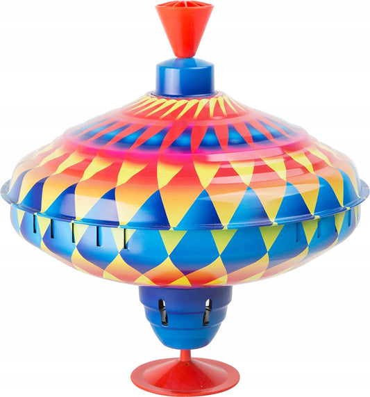 Peonza metálica SMALL FOOT para niños 22 cm 12 meses+