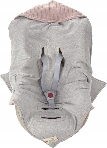 LASSIG manta envolvente para silla de coche certificada GOTS