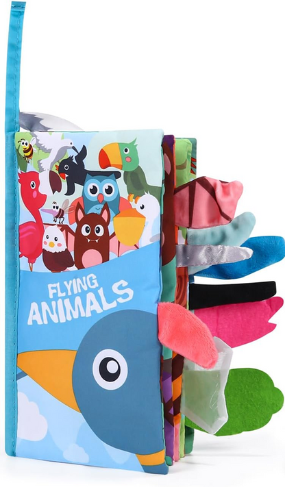 Flying Animals libro sensorial colgante 12,5 x 22 cm