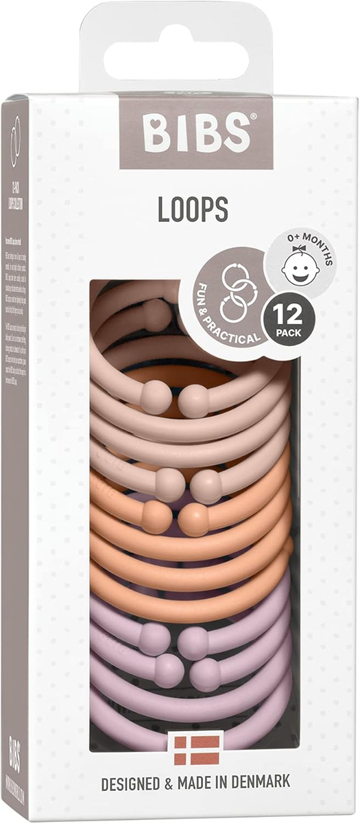 BIBS LOOPS 12x clips universales para bebés