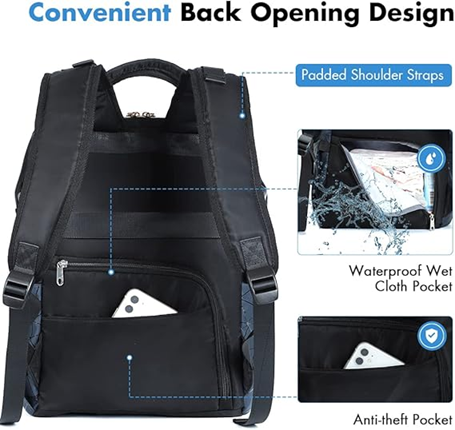 LEKEBABY mochila impermeable para pañales y accesorios