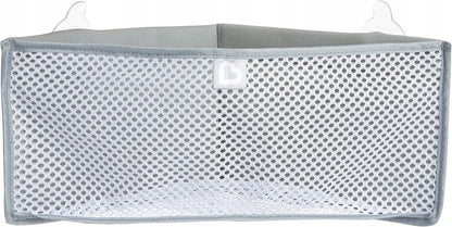 MUNCHKIN High'n dry organizer siatka do kąpieli, narożny schowek na zabawki z przyssawkami, BPA free